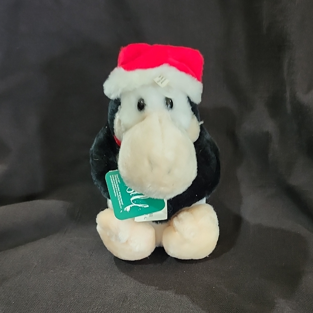 1994 OPUS 'N BILL PLUSH SANTA PENGUIN